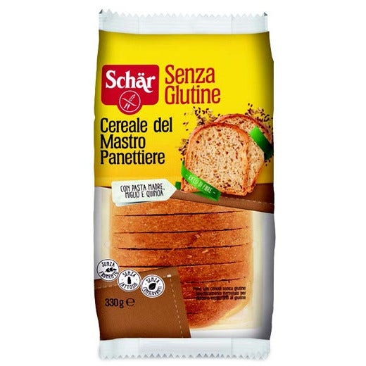 Schar Cereale Del Maestro Panettiere Pane Ai Cereali Senza Glutine 330g