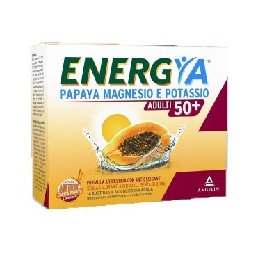 Energya 50+ Papaya Magnesio E Potassio 14 Bustine