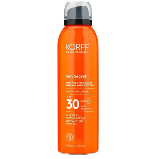 Korff Sun Secret Olio Spray Corpo/Capelli 200ml SPF30