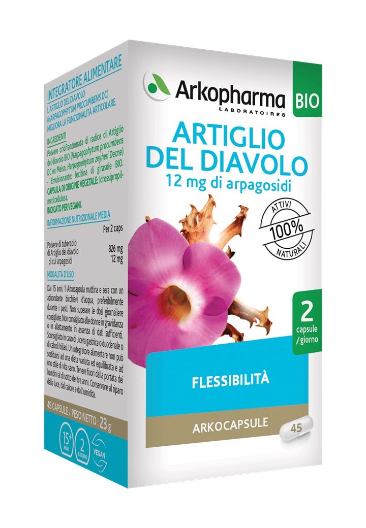 Arkopharma Artiglio Del Diavolo Bio 45 Capsule