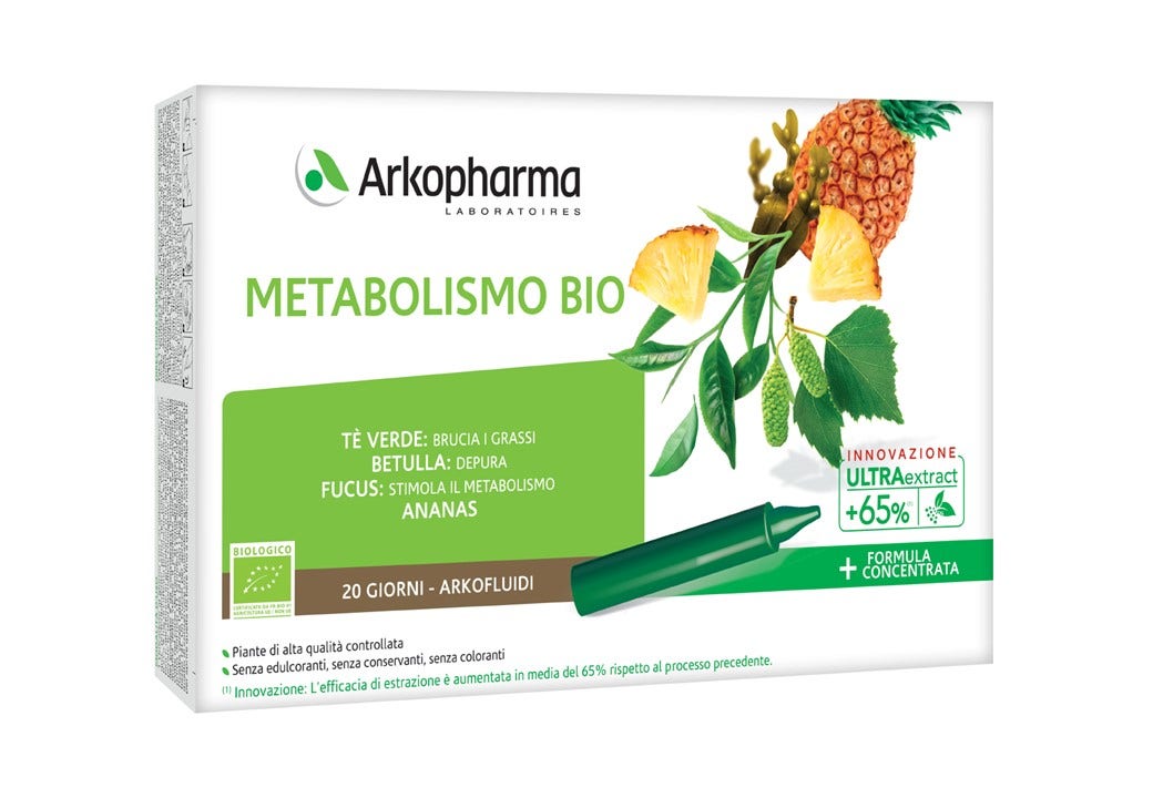 Arkopharma Arkofluidi Metabolismo Bio 20 Fiale