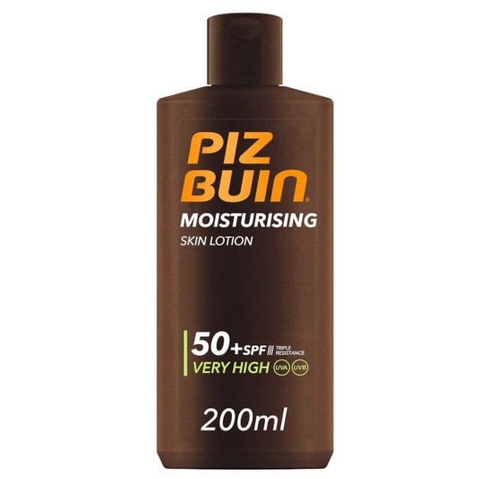 Piz Buin Moisturising Latte Solare SPF 50+ Protezione Molto Alta 200ml