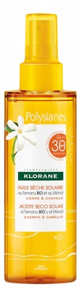 Klorane Olio Secco Solare Corpo E Capelli SPF30 200ml