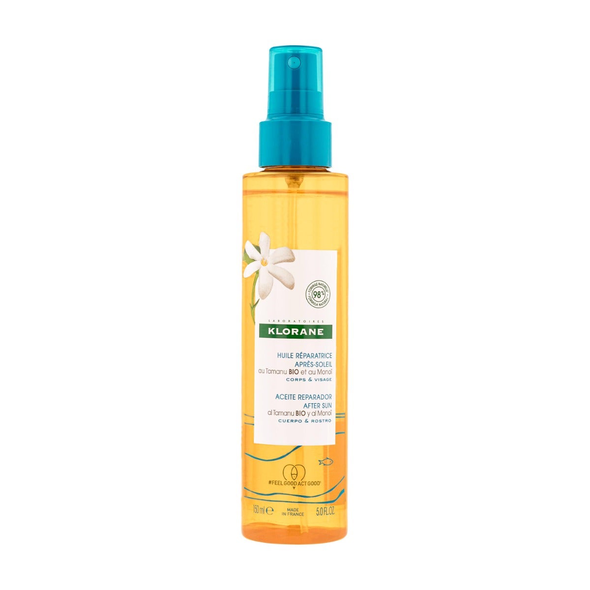 Klorane Olio Ristrutturante Doposole Viso E Corpo 150ml