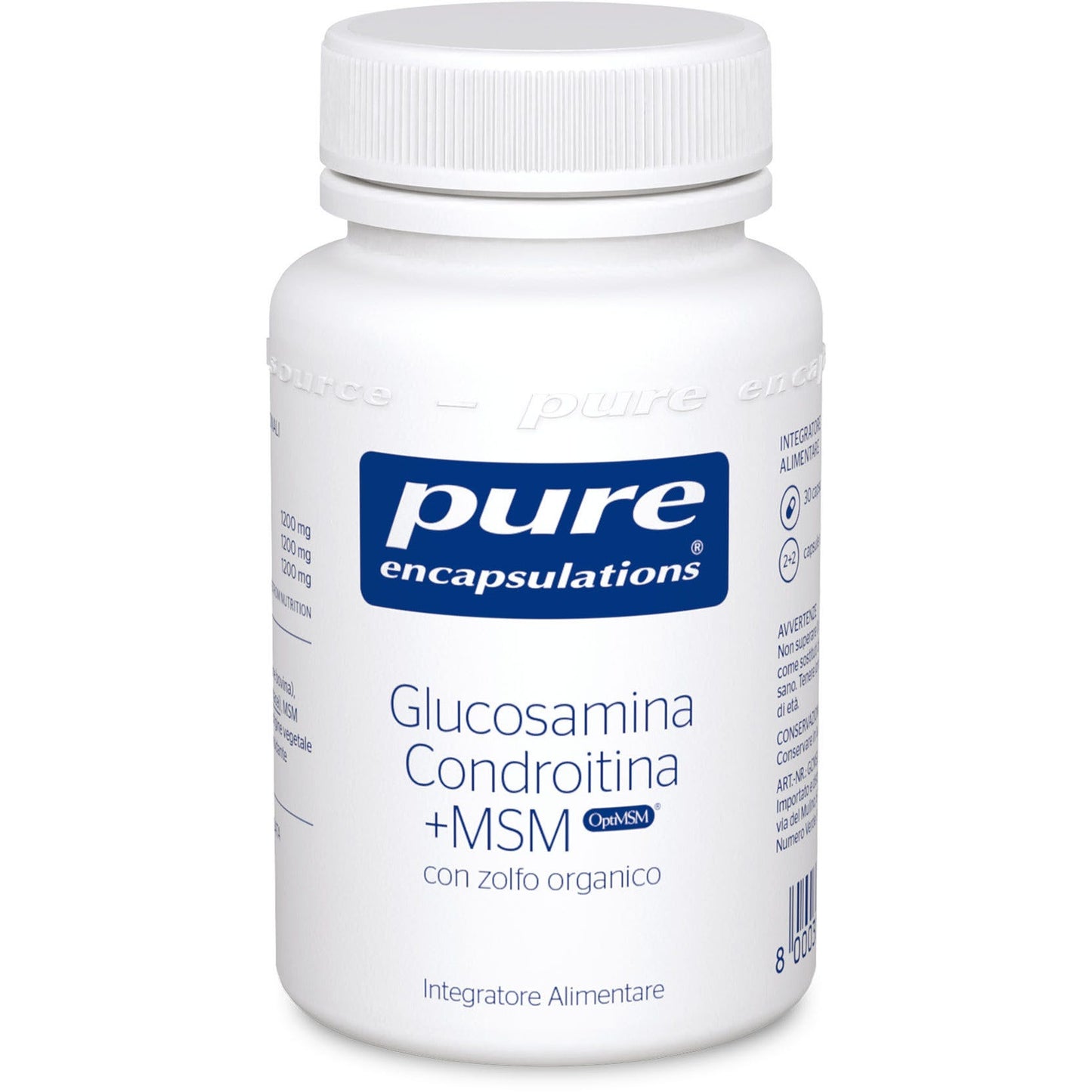 Pure Encapsulations Glucosamina Condroitina +MSM 30 Capsule