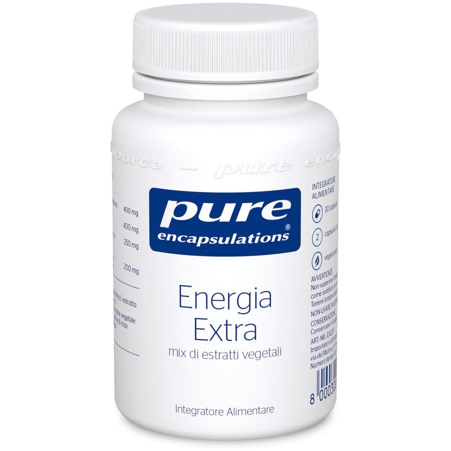 Pure Encapsulations Energy Extra 30 Capsule