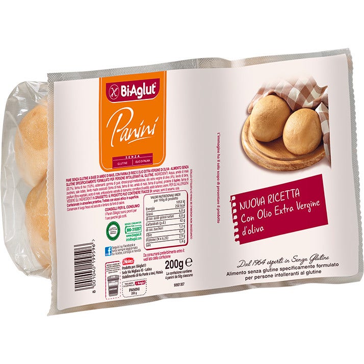 Biaglut Pane Soffice Panini 4x50g