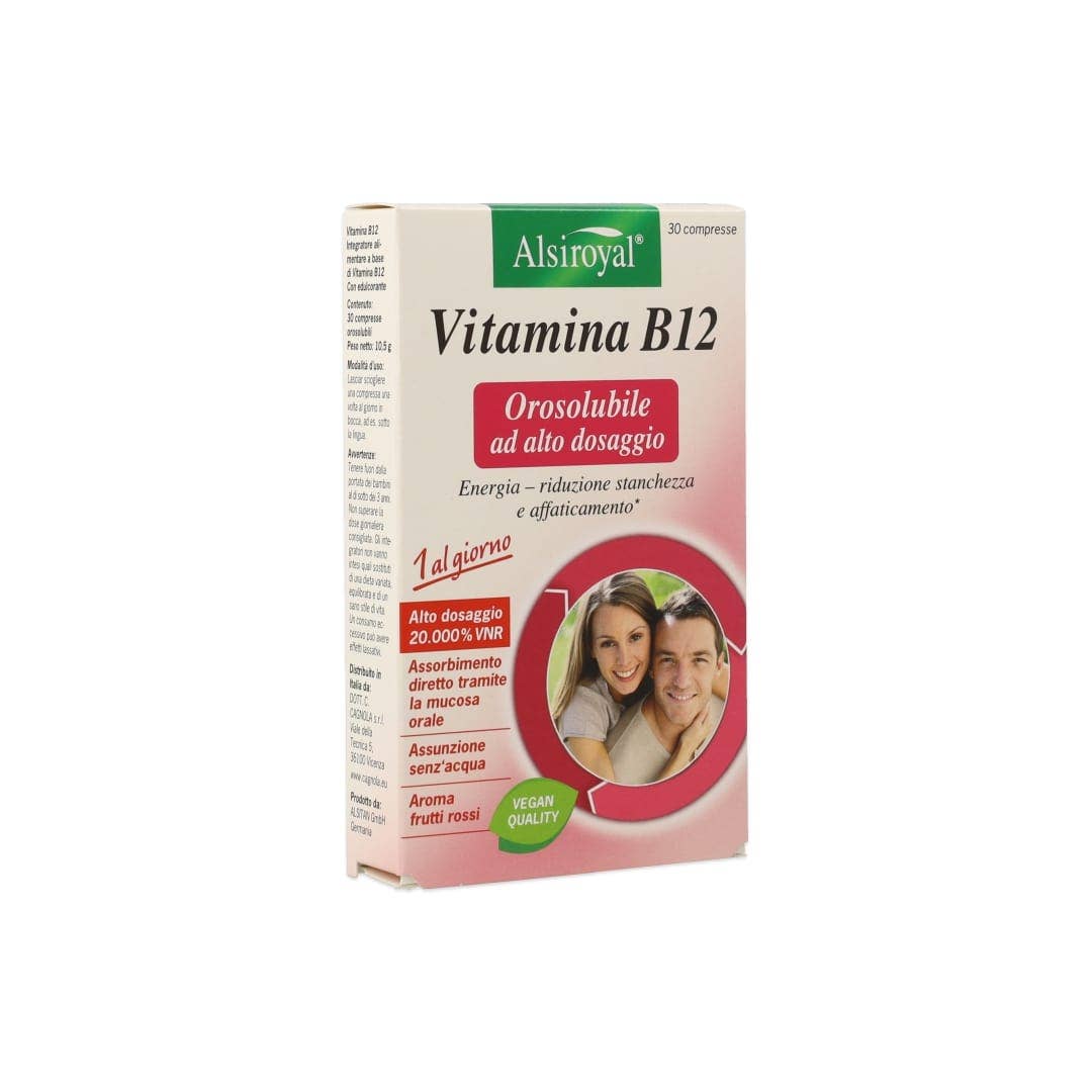 Vitamina B12 Orosolubile 30 Compresse