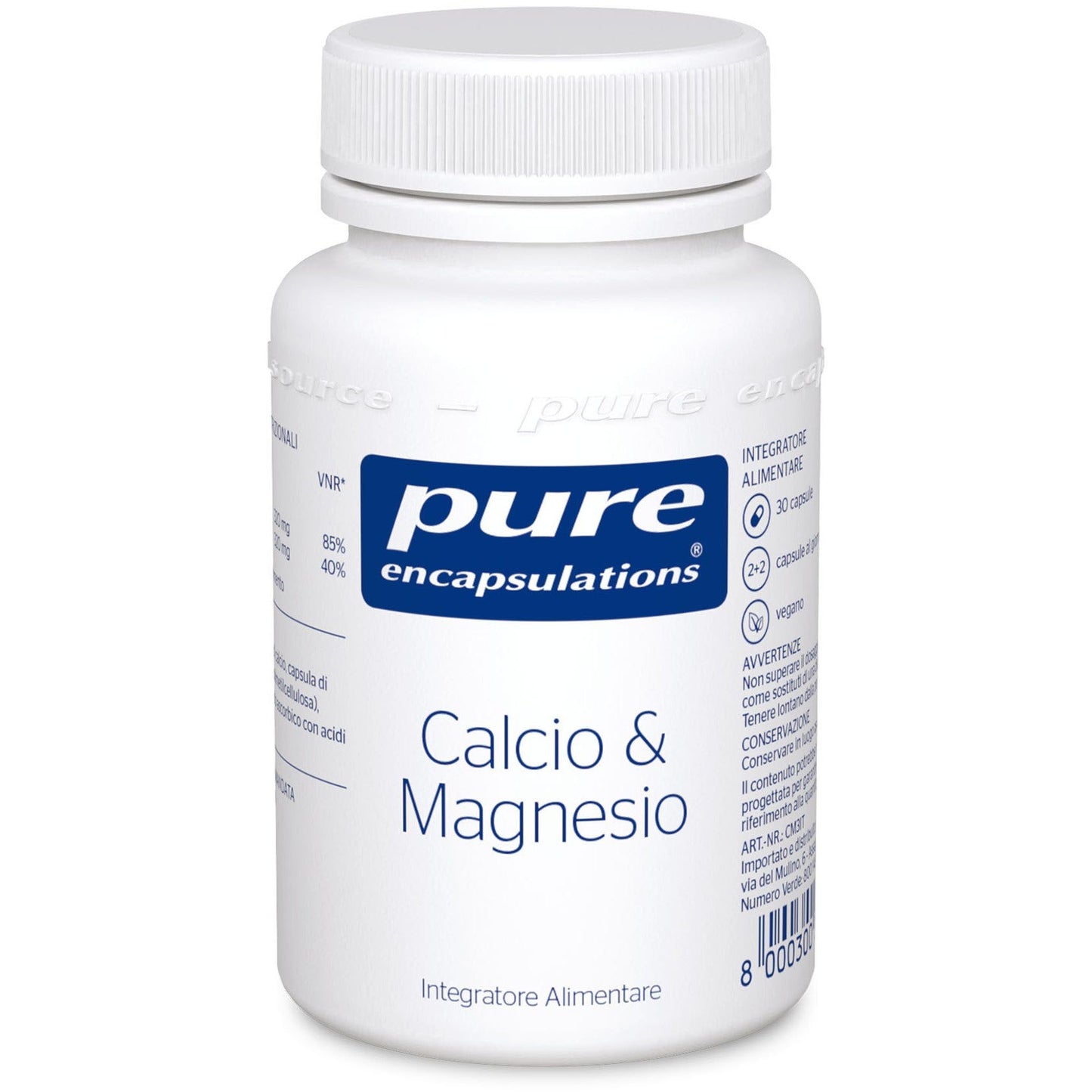 Pure Encapsulations Calcio&Magnesio 30 Capsule