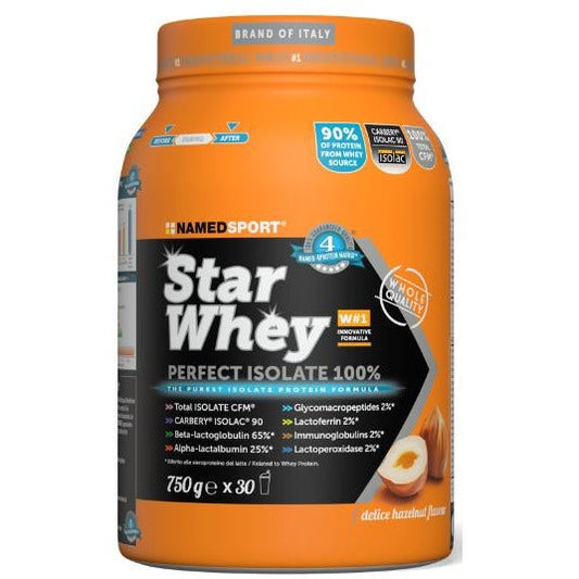 Named Sport Star Whey Isolate 100% Nocciola 750g