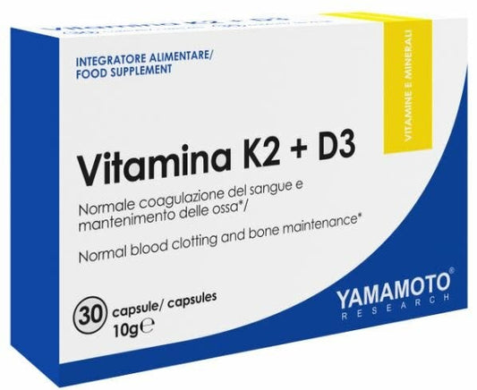 Yamamoto Research Vitamina K2 + D3 30 Capsule