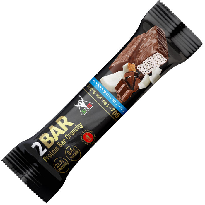 2BAR Crunchy (2x30g) Gusto: Doppio Cioccolato