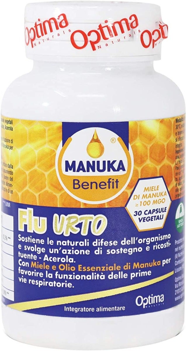 Optima Manuka Benefit Flu Urto 30 Capsule