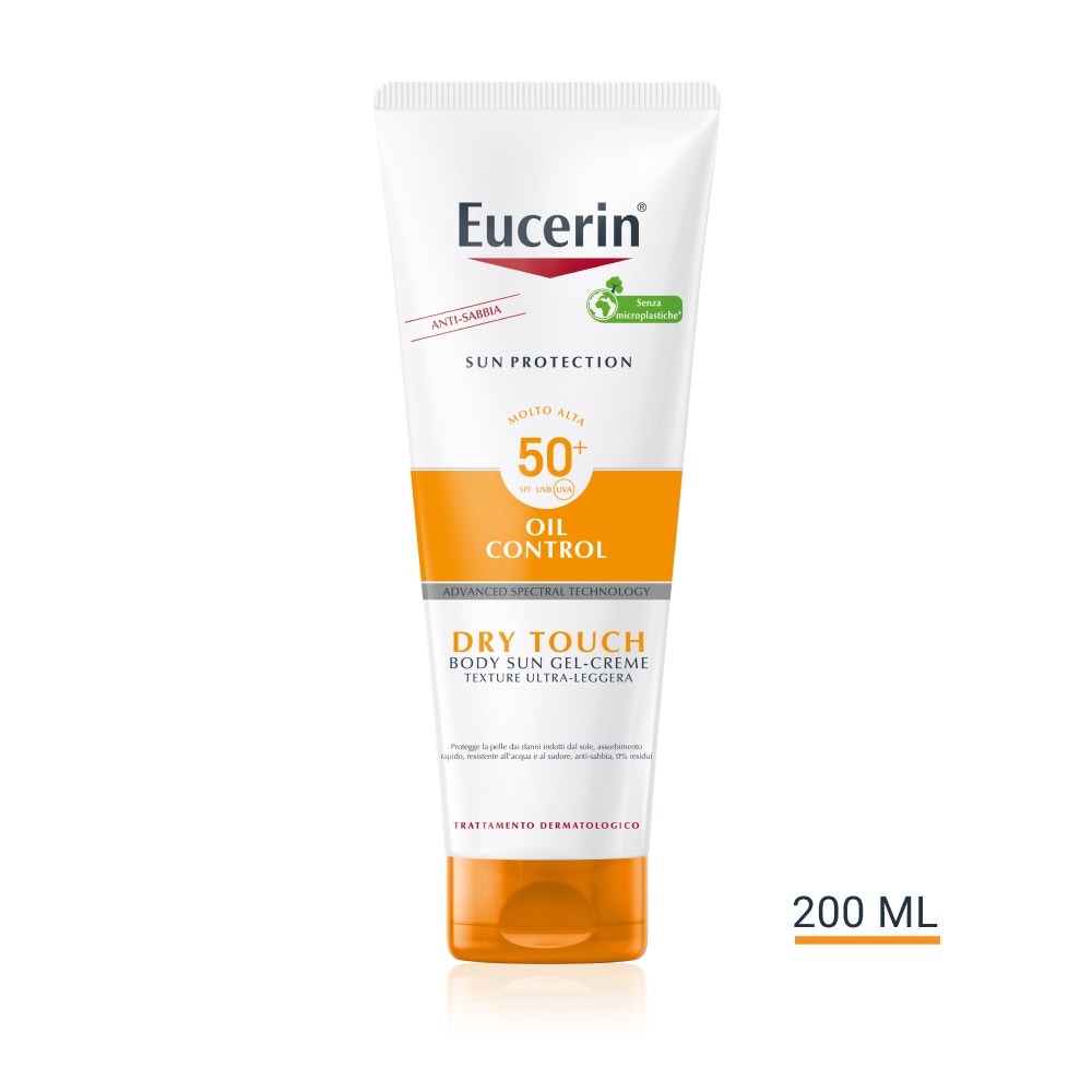 Eucerin Sensitive Protect Sun Crema-Gel Oil Control Dry Touch 200ml SPF50+