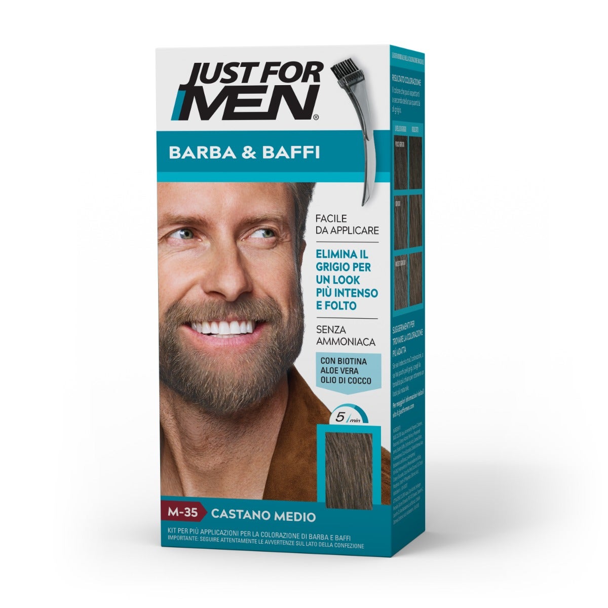 Just For Men Barba&Baffi M35 Castano Medio 51g