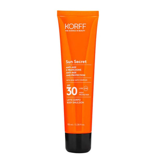 Korff Sun Secret Latte Solare Protettivo/Anti-age Corpo 100ml SPF30