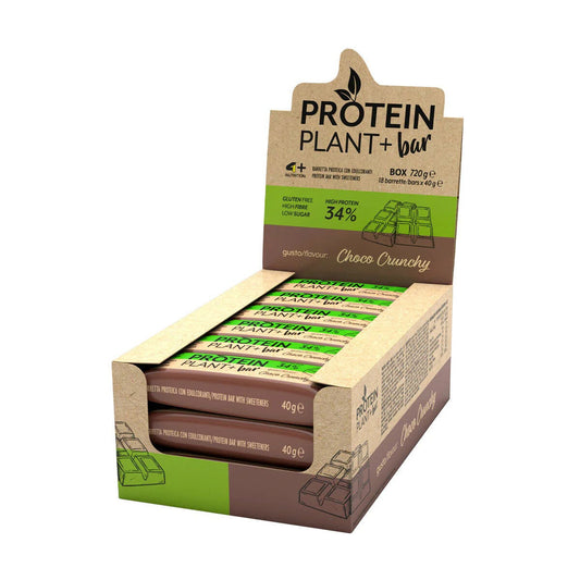 4+ Nutrition Protein Plant+ Bar Barretta Proteica Gusto Choco Crunchy 18x40g