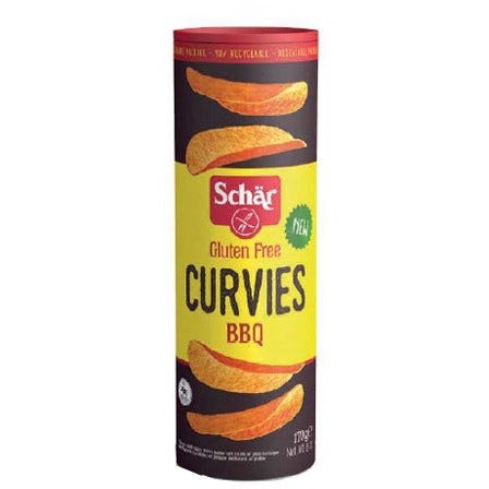 Schar Curvies BBQ Chips Di Patate Senza Glutine 170g