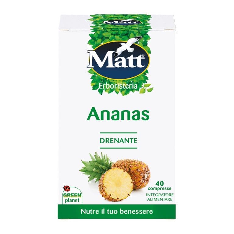 Matt Erboristeria Ananas 40 Compresse