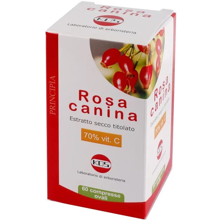 Kos Rosa Canina 70% Vitamina C 60 Compresse