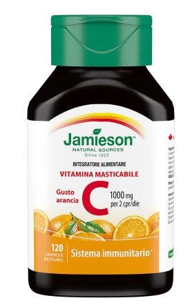 Jamieson Vitamina C Arancia 120 Compresse