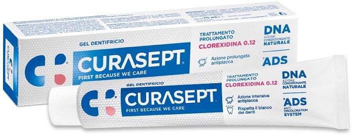 Dentifricio Curasept 0,12% Clorexidina Ads+Dna 75ml