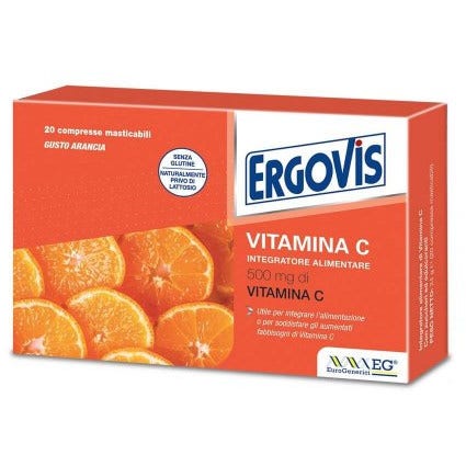 Ergovis Vitamina C 500mg 30 Compresse Masticabili