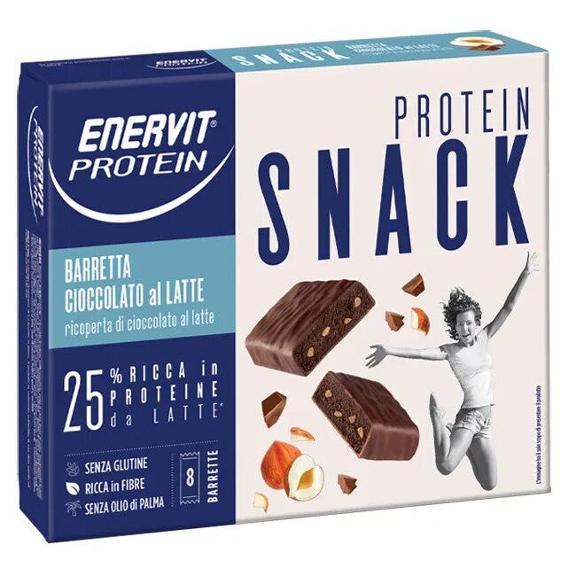 Protein Snack 8 Barrette Cioccolato Latte