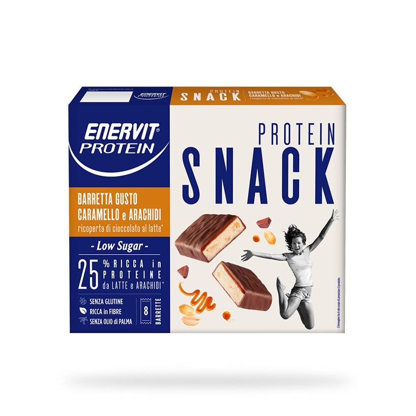 Enervit Protein Snack Caramello e Arachidi 8x31g