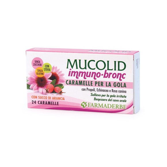 Mucolid Bronc Immuno 24 Caramelle