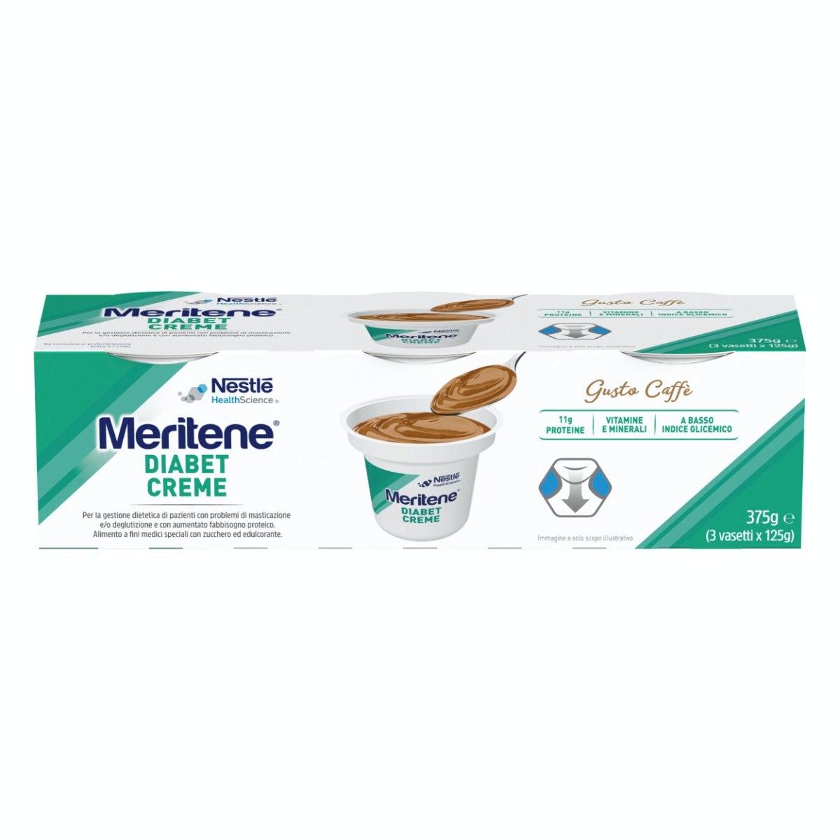 Meritene Diabet Creme Caffe' 3x125g