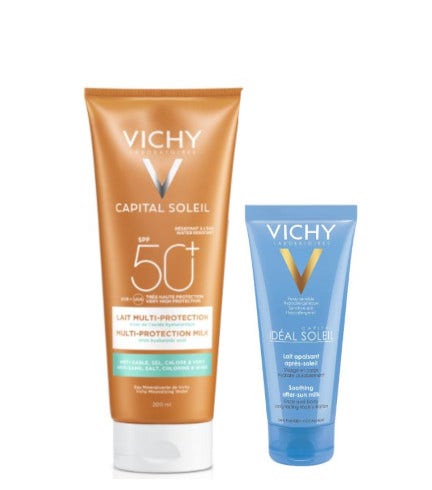 Vichy Capital Soleil Sleever Beach Protect Latte SPF50+ Doposole 100ml