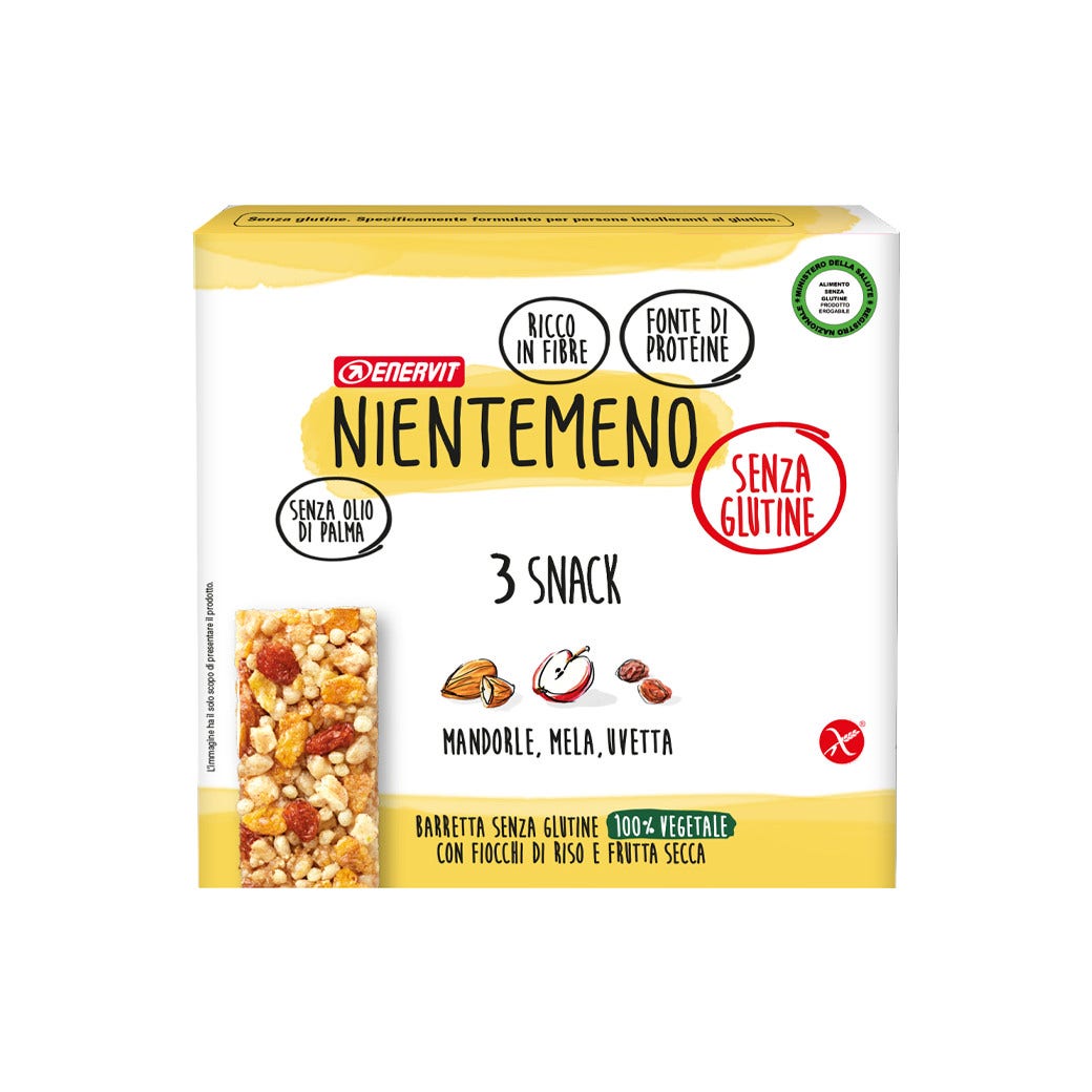 Nientemeno Barretta Barretta Mandorla Mela e Uvetta 3x21g