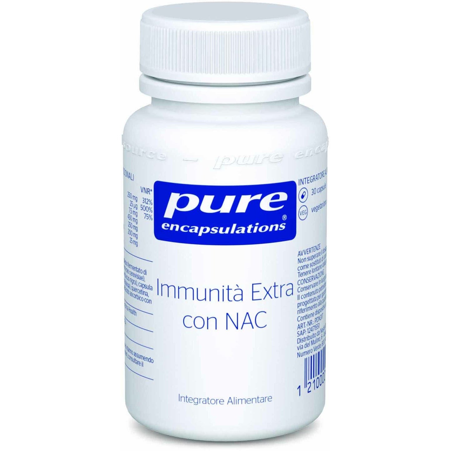 Pure Encapsulations Immunità Extra Con Nac 30 Capsule