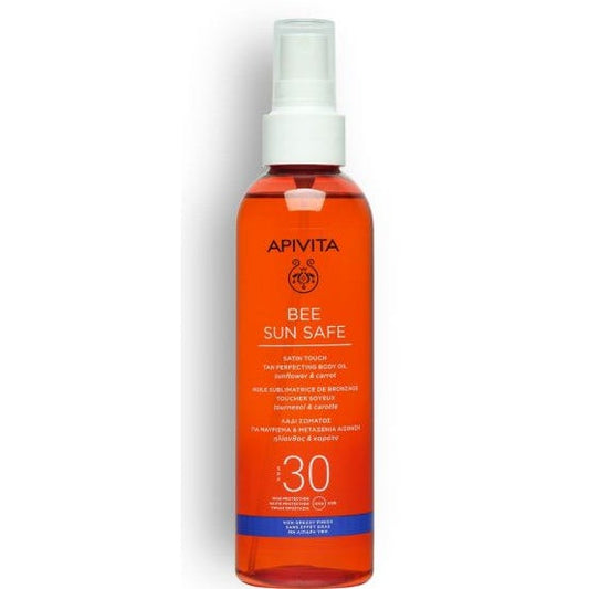 Apivita Bee Sun Safe Olio Corpo Abbronzante SPF30 200ml