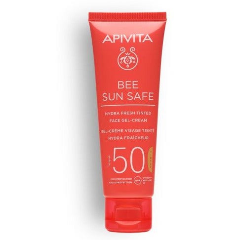 Apivita Bee Sun Safe Hydra Fresh Crema Gel Viso Colorata SPF50 50ml