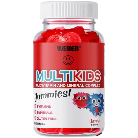 Weider Multikids Up Cherry 50 Caramelle Gommose 180g