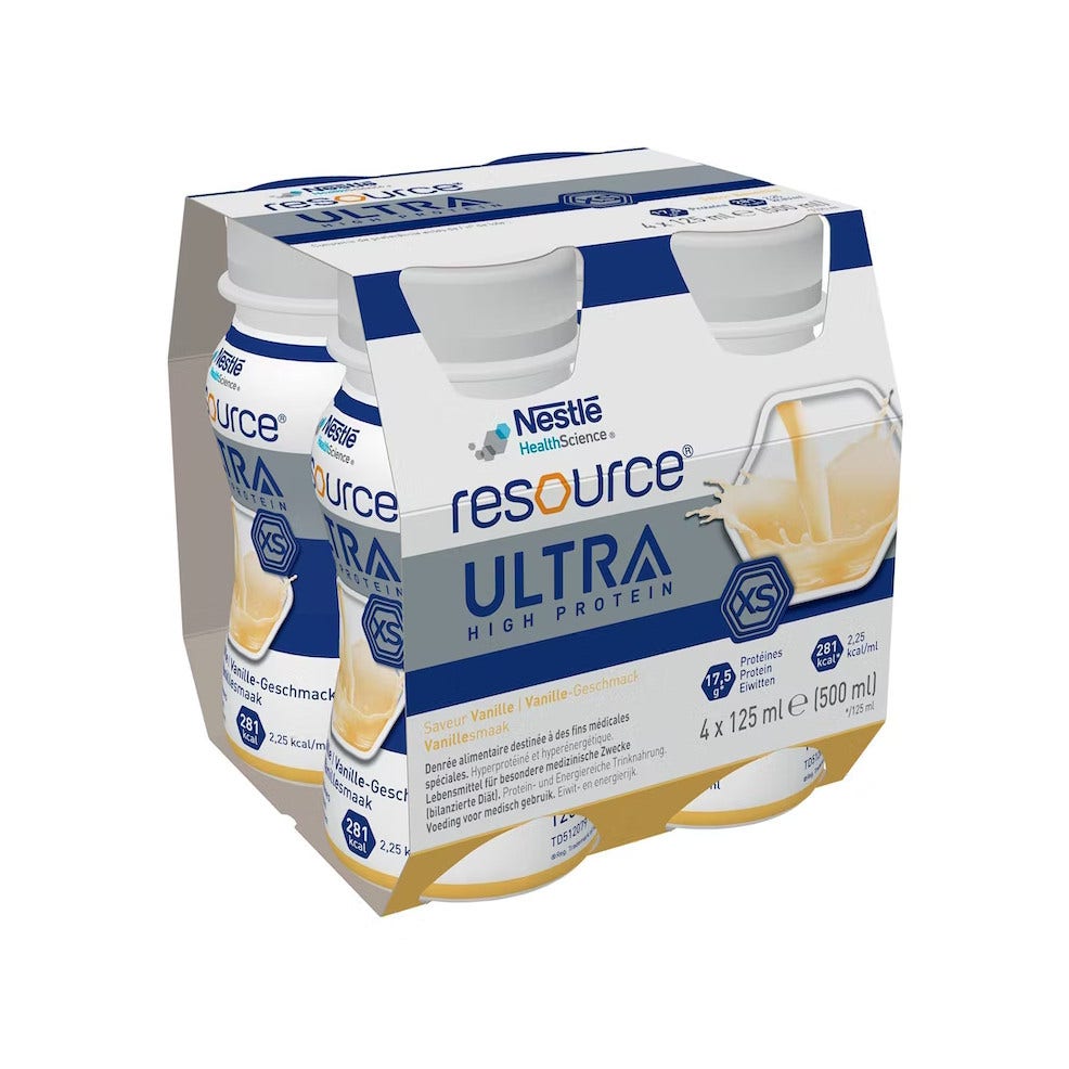 Resource Ultra Drink Vaniglia 4x125ml