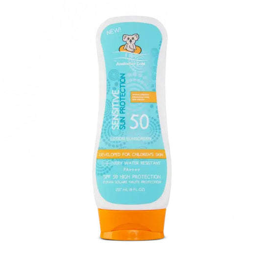 Australian Gold Sensitive Sun Protection Lozione Solare SPF 50 Per Bambini 237ml