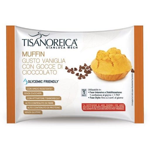 Tisanoreica Style Muffin Vaniglia Gocce Cioccolato 40g