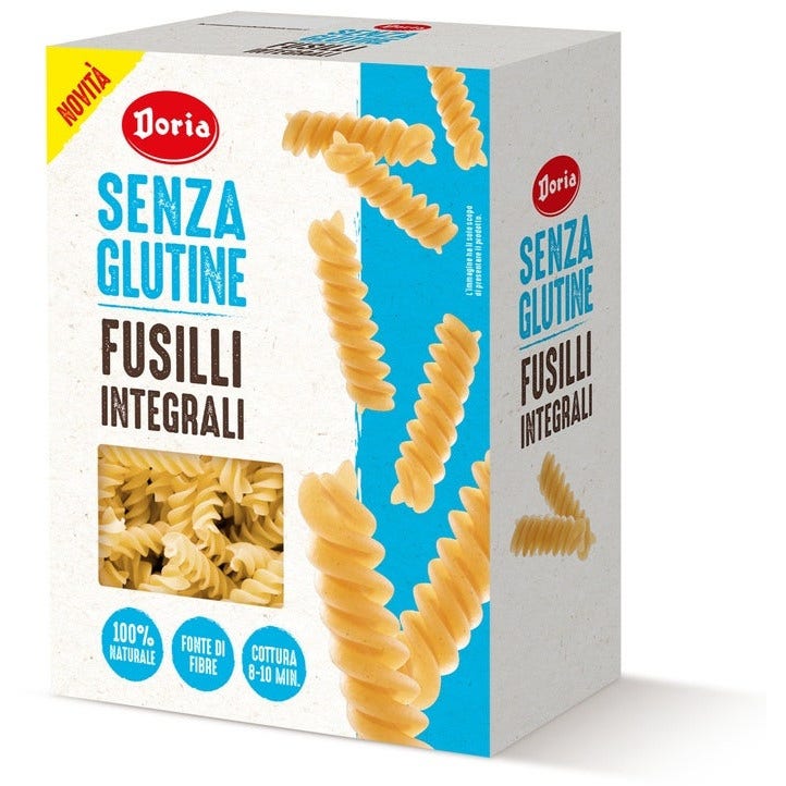 Doria Fusilli Integratori Senza Glutine 400g