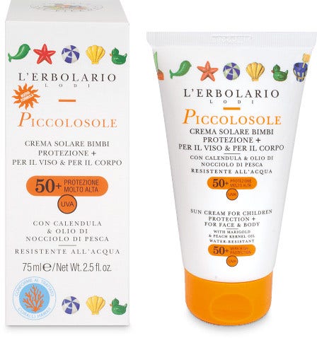 L'Erbolario Piccolosole Crema Solare Bimbi SPF50+ 75ml