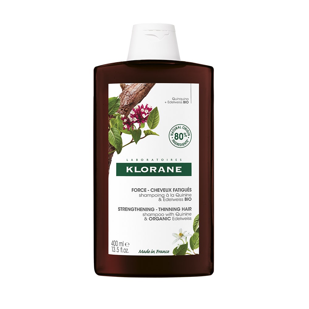 Klorane Shampoo Alla Chinina E Stella Alpina Bio Caduta Capelli 400ml