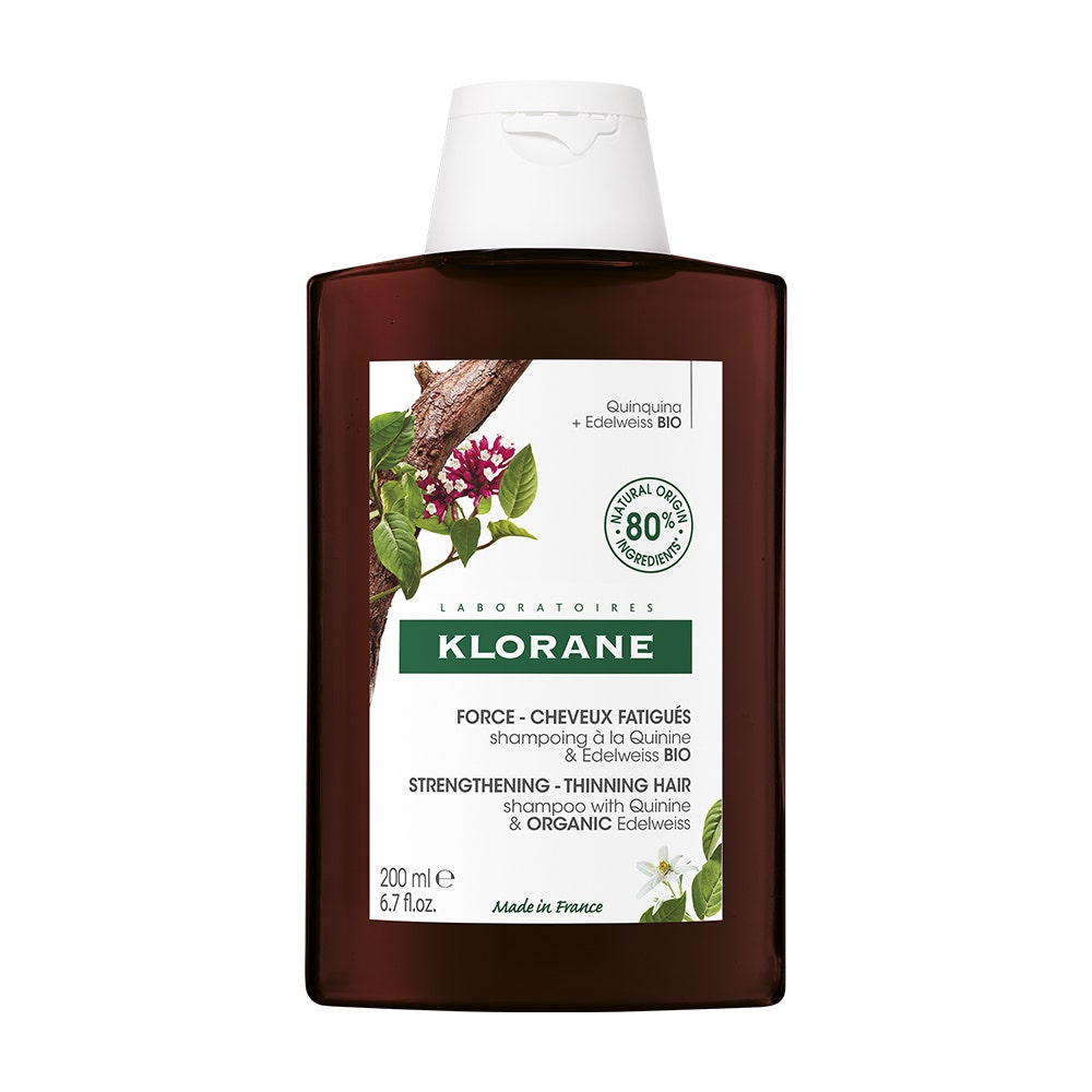 Klorane Shampoo alla Chinina E Stella Alpina Bio Caduta Capelli 200ml