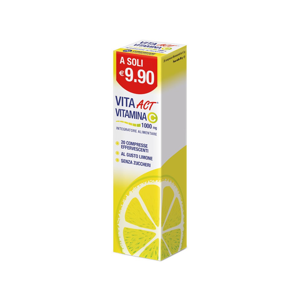 Act Vitamina C 1000mg 20 Compresse Effervescenti