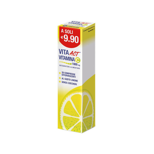 Act Vitamina C 1000mg 20 Compresse Effervescenti