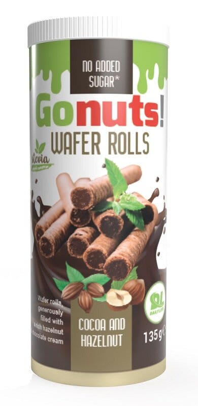 Daily Life Gonuts! Wafer Rolls Cacao & Nocciola 135g