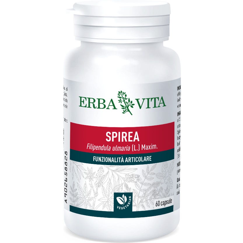 Erba Vita Spirea Ulmaria 60 Capsule Vegetali