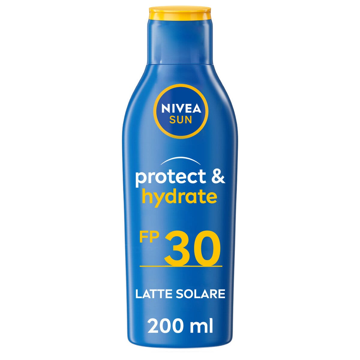 Nivea Sun Latte Solare Protect & Hydrate Fp30 200ml Crema Solare 30 Idratante Per 48 Ore