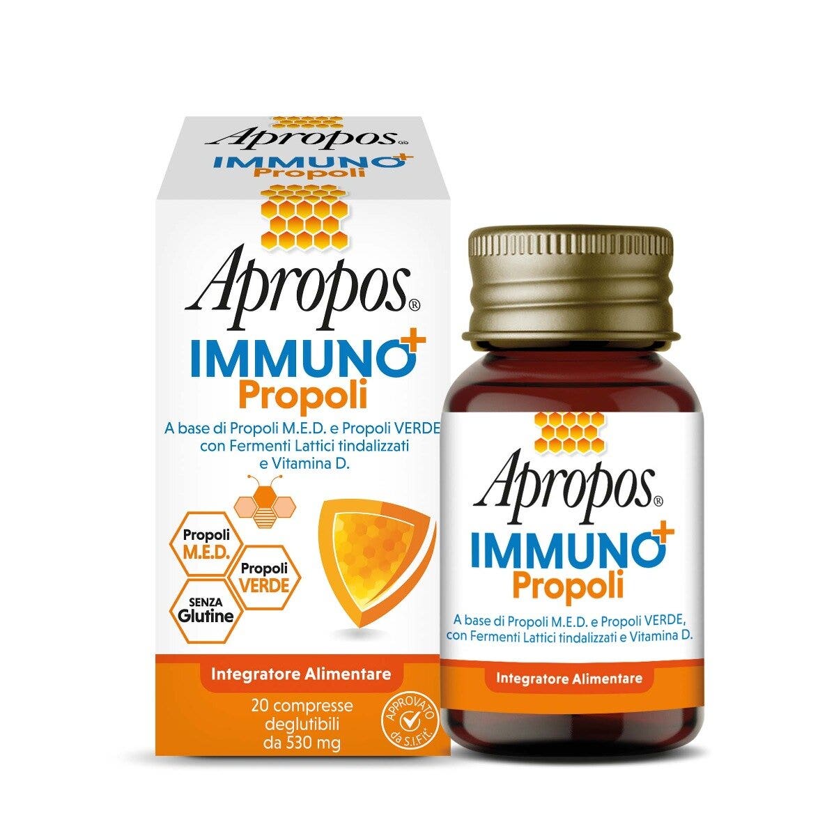 Apropos Immuno+ Propoli 20 Compresse Deglutibili